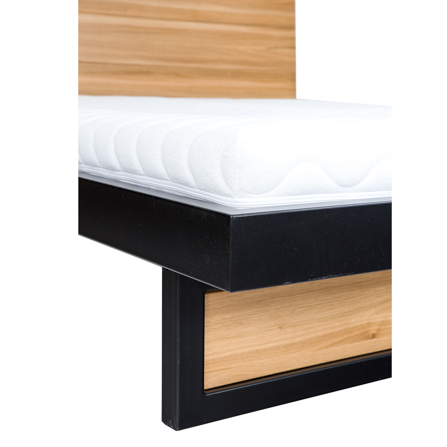 Dubová posteľ LK370-120 cm