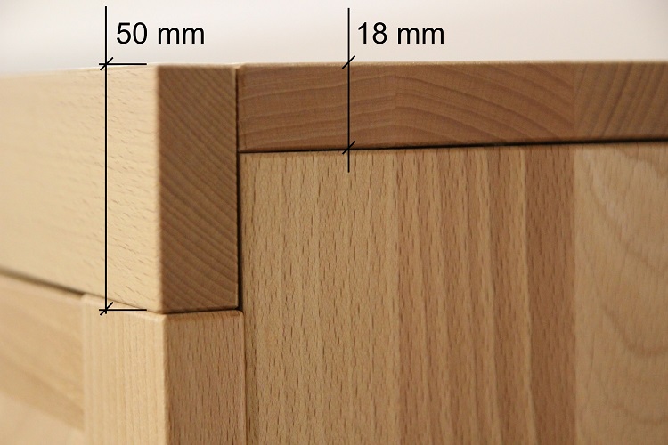 Komoda dubová KD356-Classic