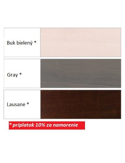 Konferenčný stolík - masív ST175 - hrúbka 2,5 cm / buk ...