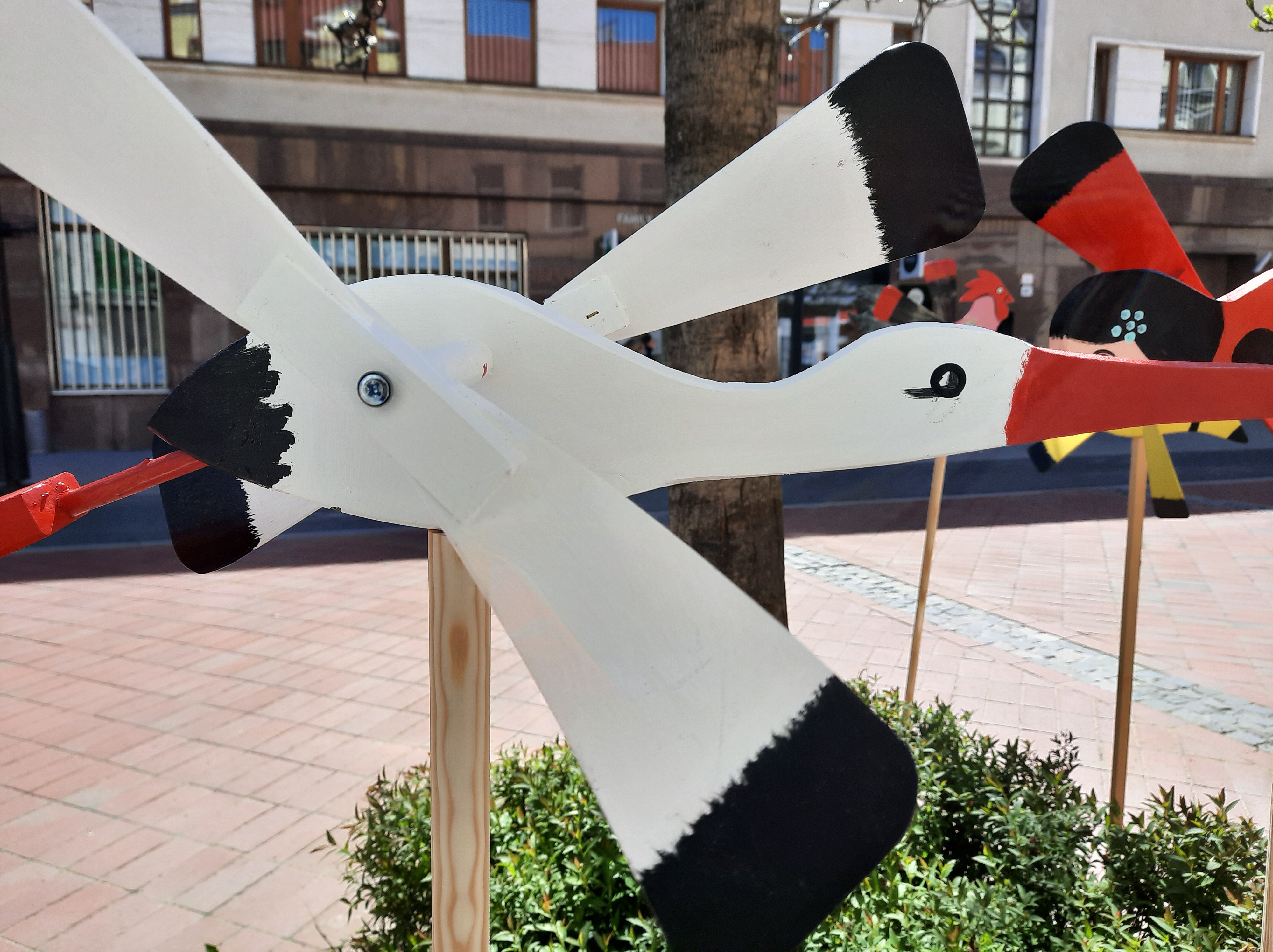 Záhradná vrtuľka- dekorácia orol