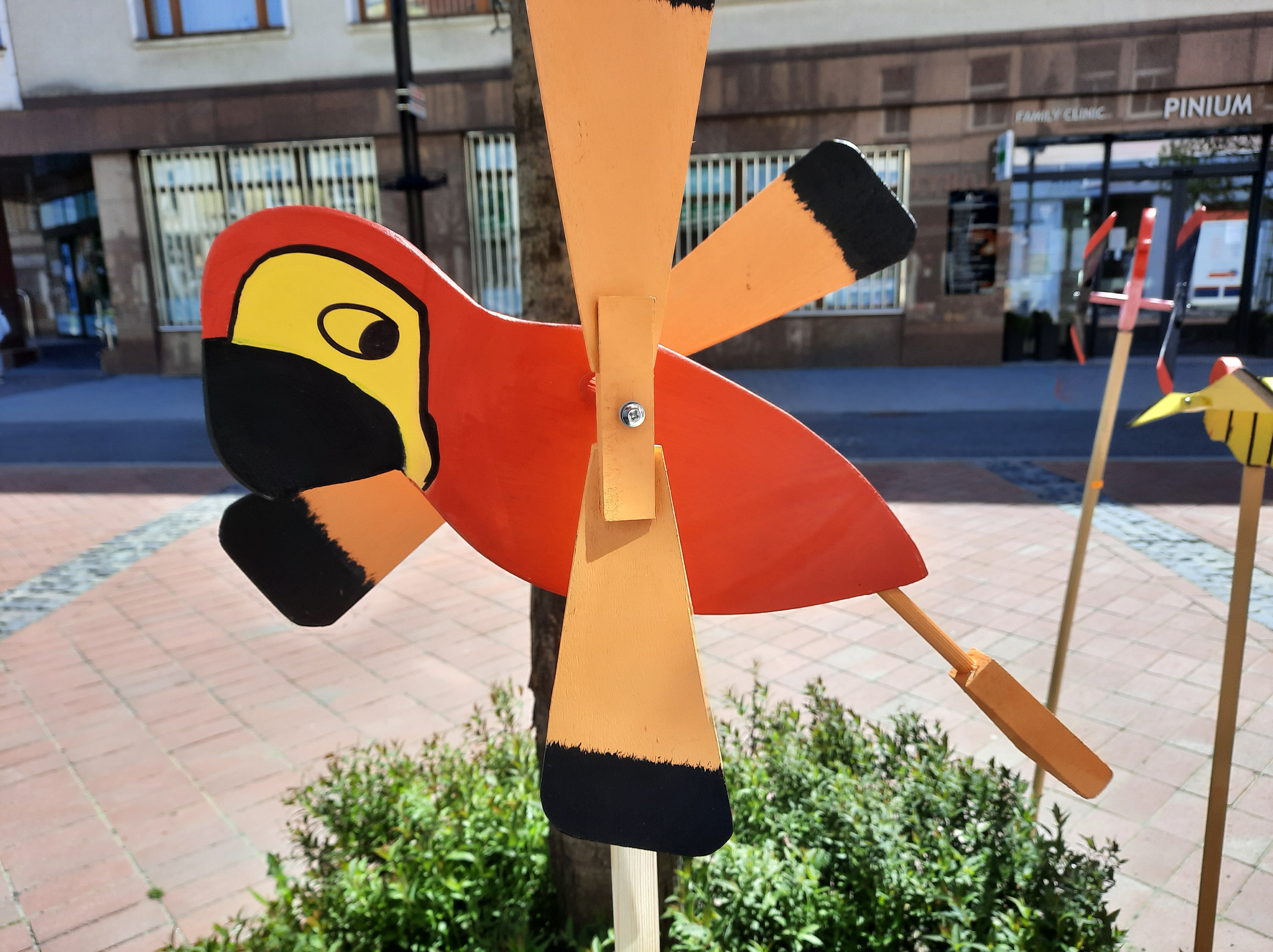 Záhradná vrtuľka- dekorácia kohút