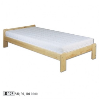 Jednolôžková posteľ 90 cm LK 123