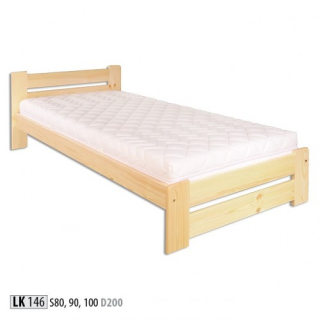 Jednolôžková posteľ 90 cm LK146