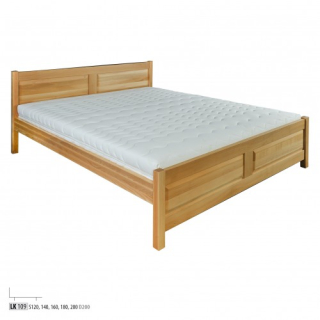 Jednolôžková posteľ 120 cm LK109 /buk
