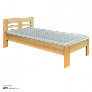 Jednolôžková posteľ -  LK160 | 90cm buk