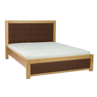 Dubová posteľ LK214 -160 cm 
