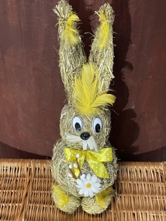 Veľkonočný zajac slamený 47 cm 