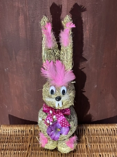 Veľkonočný zajac slamený 47 cm 