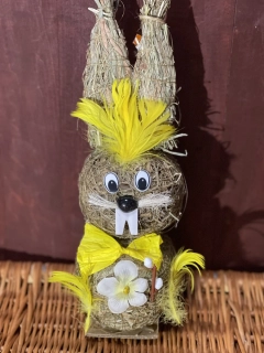 Veľkonočný zajac slamený 32 cm
