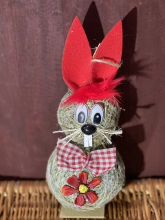 Veľkonočný zajac slamený 27 cm